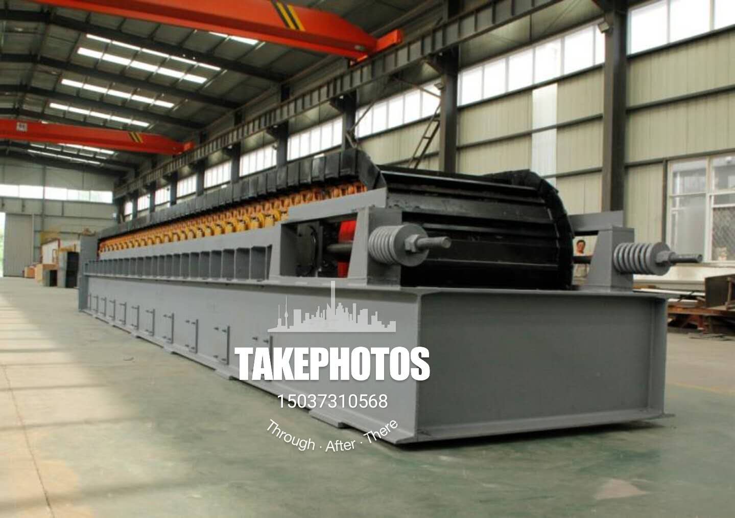 重型板式給料機裝配